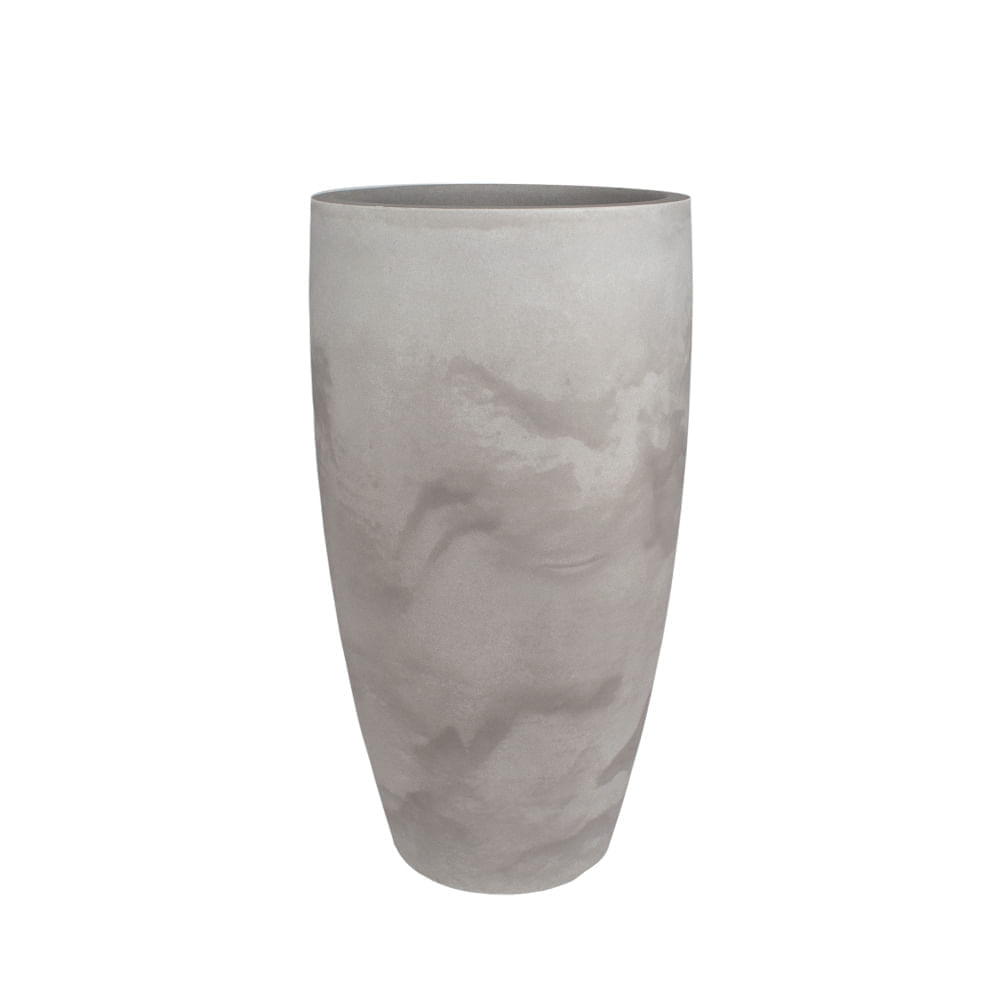 Vaso Conico Slim Liso 45 Cimento Queimado - JVSLCQ45 - japisa-b2c